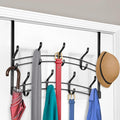 LYNK Professional® Home™ Over Door Hooks Rack - 18 Hook Over Door Hanger - Over Door Towel Rack - Hanging Towels or Clothes -