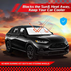 ARISMOTOR Windshield Sun Shade for Honda HRV HR-V 2023-2025 2026, Custom Fit Foldable Front Window Sunshade Sun Visor Protector, Block UV Rays Keep Your Car Cooler