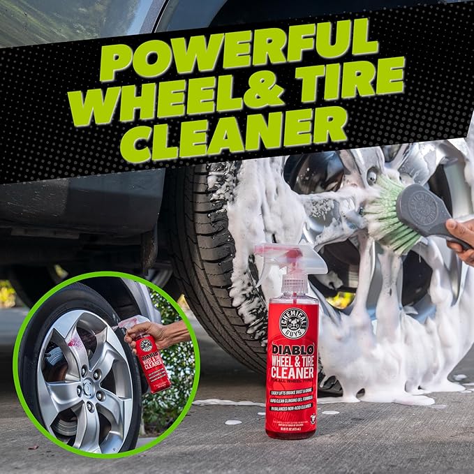 Chemical Guys Car Cleaning Kit - With Car Wash Soap, Wheel Cleaner, Total Interior, Car Wash Mitt - Interior and Exterior Was