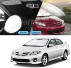 TINGLU Sun Shade for Toyota Corolla 2009-2013 Accessories Windshield Sun Shade Window Shade UV Rays Protection Sun Visor Cover with Steering Wheel Sunshade Storage Bag