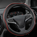 West Llama Microfiber Leather Car Steering Wheel Cover for Chevy Silverado,Tahoe,Equinox,Traverse,Trailblazer,Colorado (Black