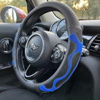 PINCTROT Comfy Grip Steering Wheel Cover, Anti-Slip Design, Universal 14.5-15 Inch(Silicone Blue)