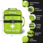 520 Pieces Premium First Aid Kit - Large Emergency Medical Kit for Survival, Car, Home, Travel, Camping, Backpack, Hiking, Sc