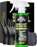 Kingvo Car Interior Cleaner Spray, Multipurpose Leather Seat Cleaner Upholstery Car Cleaning Kit with Citrus Flavor Auto Dash
