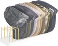 Mkono Hat Organizer for Baseball Caps, Hat Holder for 15 Baseball Caps, Tabletop Hat Rack Stand Storage Display Cap Organizer