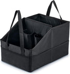 Front-Back Seat Car Organizer Box - Portable Passenger Seat Organizer, Odorless Fabric Car Seat Organizer, Universal Foldable A