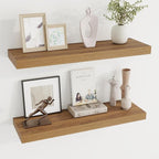 Dreamland 30 Inches Floating Shelves for Wall,8 Inch Deep Floating Shelves Set of 2, Large Display & Storage Shelf, Wall Shel