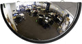 26” Acrylic Bubble Half Dome Convex Mirror, Round Indoor Security Mirror for Driveway Safety Spots, Outdoor Warehouse Side View, Circular Wall Mirror for Office Use - Vision Metalizers (DPB2612)