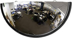 26” Acrylic Bubble Half Dome Convex Mirror, Round Indoor Security Mirror for Driveway Safety Spots, Outdoor Warehouse Side View, Circular Wall Mirror for Office Use - Vision Metalizers (DPB2612)