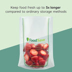 FoodSaver Easy Fill 1-Gallon Vacuum Sealer Bags | Commercial Grade and Reusable | 10 Count