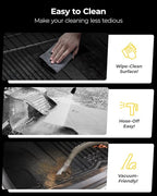 3W Cargo Trunk Liner for Lexus RX/RX350/RX350h/RX500h 2026 2025 2024 2023, TPE All Weather Custom Fit Lexus RX Cargo Mat Anti-Slip Heavy Duty Accessorious, Black(Not fit RX450h+ PHEV)