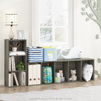 Furinno LUDER Book Shelf, 5-Tier Bookshelf, Bookcase with Open Shelves, 9.4 x 15.8 x 52, Easy Assembly, for Living Room, Bedr