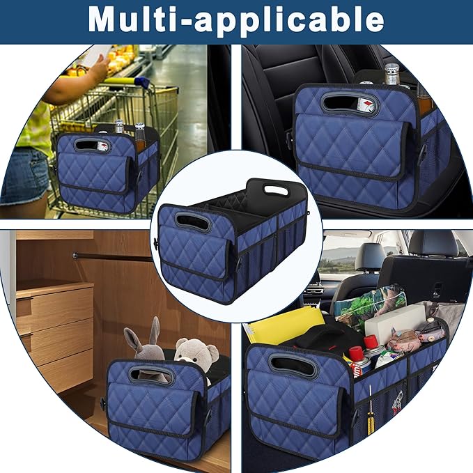 Deosk Car Trunk Organizer for SUV, Car Organizers and Storage with 6 Pocket, Car Accessories for Women/Men 70L Waterproof