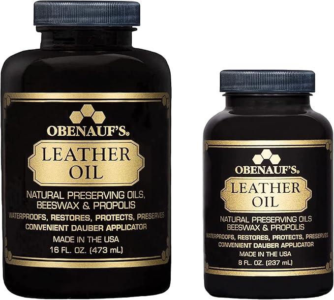Obenauf's Leather Conditioner - Leather Oil (16oz) - Restore and Protect Leather Boots, Jackets, Purses as Well as Car Leathe