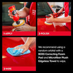 Griot's Garage BOSS Correcting Cream for Car Polishing and Detailing, Swirl, Scratch Remover for Vehicles, 16oz