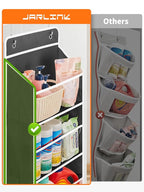 JARLINK Toy Stuffed Animal Storage, Over The Door Organizer W/Clear View Windows, 44lb Load, Baby Toy Storage Organizer for N