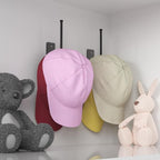 4 Pack Hat Racks for Baseball Caps, Stainless Steel Hat Organizer for Baseball Cap, Hat Holder Storage Organizer, H at Hanger