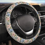 Steering Wheel Cover Universal Fit Car Interior Accessories for Women Men 15 Inch Breathable Anti Slip Odorless Neoprene Stee