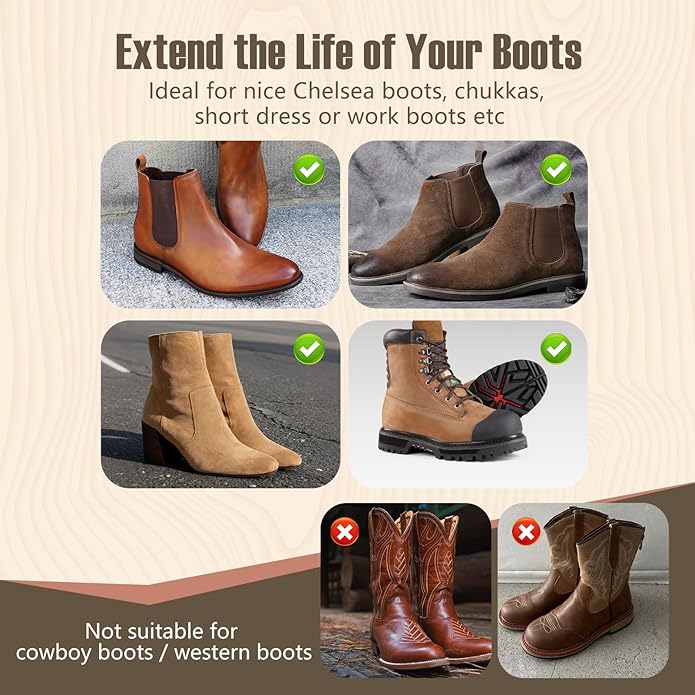 Cedar Boot Trees for Men&Women-Boot Shaper, Natural Aromatic Cedar Wood, Durable Metal Components-Extend Boot Lifespan