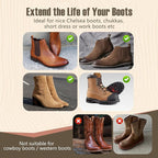 Cedar Boot Trees for Men&Women-Boot Shaper, Natural Aromatic Cedar Wood, Durable Metal Components-Extend Boot Lifespan