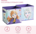 Polycanvas Disney Frozen 2 Collapsible Storage Cubes, Set of 2, 10"x10"