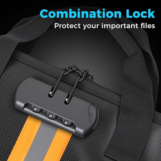 Accordion File Organizer with Combination Lock,Fireproof Expanding File Folder with Multi Pockets,13 Pockets Document Organiz