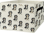 Havanese Gifts Storage Bins & Boxes with Handles, Dog Foldable Basket for Organizing Dog Lovers Owners Women, Havanese Christ