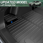 Cargo Mat for 2024-2026 Chevy Trax/Buick Envista, All Weather TPE Cargo Mat with 3rd Seat Back Cover and Left Storage Mat for Chevy Trax Accessories