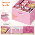 Lifewit 6 Pack Shoe Storage Organizer for Closet, Large Shoe Box Storage Containers with Clear Cover, Foldable Storage Bins F