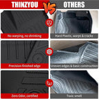 Floor Mats Compatible with 2022-2026 Jeep Grand Cherokee (Not Fit L or WK) Cargo Mat Back Seat Cover Protector 2025 Grand Cherokee Accessories (Fit 5 Seats,Trunk Mat+Backrest Mats+Floor Mats)