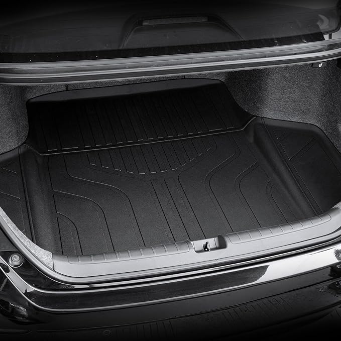 Floor Mats for Honda Accord 2018-2022, All Weather Floor Mats Trunk Cargo Liner and Door Sill Guards Accessories, Full Coverage Set
