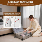 18 Pack Travel Vacuum Bags for Clothing,Compression Seal Packing Cubes for Suitcase Backpack,Vacuum Seal Bags for Clothing,Ca