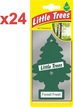 LITTLE TREES Car Air Freshener | Hanging Paper Tree for Home or Car | Lavender | 24 Pack