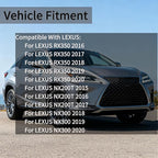 Compatible with Lexus RX350 2016-2020, NX200T 2015-2017, NX300 2018-2020 Passenger Side Mirror Glass - Right Side Mirror Glass With Power Heated, Blind Spot Detection Indicator