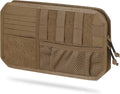 Car Sun Visor Organizer, Tactical Sunvisor Organizers Storage Covers for Trucks, Molle Panel with Pockets Zipper Visor Storage Pouch Accessories, Fits Most Vehicles, SUVs & Jeeps (CB)