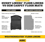 Husky Liners Weatherbeater Frunk Liner | Fits 2022-2025 Ford F-150 Lightning | Frunk, 1-pc. Black - 43341