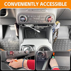Center Console Organizer Compatible with 2021-2024 Ford Bronco Sport/2020-2024 Ford Escape Shifter Storage Box Gear Shifter Insert Tray for Bronco Sport/Escape Accessories(Shifter+Insert Tray)