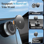 PlusAcc Vacuum Magnetic Phone Holder for Car (Charging)