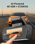 BlackVue SAFY9 2CH 256GB Dashcam - 4K+1080P Dash Cam Front and Rear, HDR Front, AI Night Vision, SD Card Included, Wi-Fi, GPS