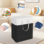 TasticTotes laundry basket 3-Pack, laundry hamper, Hamper with handles, collapsible laundry baskets, Waterproof dirty clothes