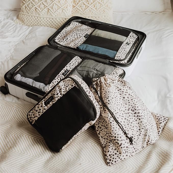 Jadyn Packing Cubes for Travel, 6-Piece Large Packing Cube Organizer Set for Suitcase, Duffel Bag, Luggage, Multiple Sizes Tr