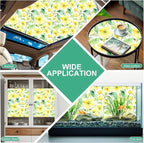 SOMWISE Frosted Glass Window Film, Heat Insulation, UV Block, Anti-Glare, One Way Privacy Tint, Static Cling for Home Bathroom Door, Renter Friendly, Day & Night Privacy