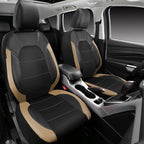 CAR PASS Leather seat Covers,Automotive Universal Sport car seat Cover Super 5mm Composite Sponge Inside,Airbag Compatible fi