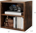 FUSUNBAO Magic DIY Storage Organizer - Stackable Cubes for Home Books, Clothes, Toys-Modular Cubby Storage System-Office Cubi