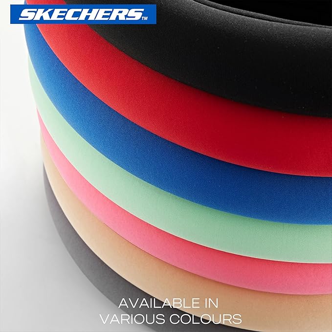 Skechers Steering Wheel Cover, Memory Foam Car Steering Wheel Cover,14.5-15inch Anti-Slip Safety Comfortable Desgin, Universa