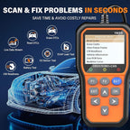 BluSon YM319 OBD2 Scanner Diagnostic Tool with Battery Tester, Check Engine Fault Code Reader with Live Data, Cloud Printing,