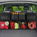 Car Trunk Hanging Organizer 3D Textured Ripple Design, Cotton-Padded Farewell to Collapse, Reinforced Stitching, Extra-Wide P
