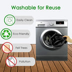 BeeGreen Black Reusable Grocery Bags Wholesale Dark Reusable Kitchen Bags Bulk Foldable-Machine Washable with Zipper Storage Pouch 50 Packs