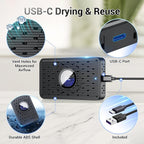 JJC Reusable Desiccant Dehumidifier with 70g Silica Gel, Portable Moisture Absorber for Gun Safe, Camera Lens Electronic Dry