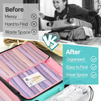 ALL INCLUDED - 12 Set Packing Cubes for Suitcases Carry On, Travel Essentials/Accessories Luggage Organizer Bags Set, Include